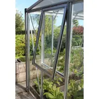 Pergart Zijraam Z Geanodiseerd Aluminium En Kristalhelder Veiligheidsglas 86,2x70,8cm
