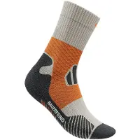 Bauerfeind Sports - Trail Run Mid Cut Socks - Hardloopsokken 42-45, grijs