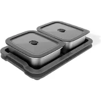 Weber Works BBQ Serveer Set Serving Kit Tray Prep Containers Dienblad