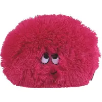Flauschn Kussen - - Knuffelkussen - Klein - Babyflauschn - Roze - Ø 30cm - Wasbaar 40ºC -