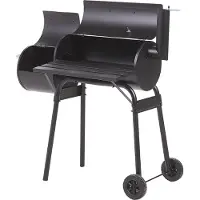 Beliani KATLA - Houtskoolgrill - Zwart - Staal