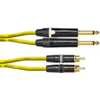Cordial CEON DJ Plug RCA 3 Y 6.3 mm TS jack - RCA kabelset