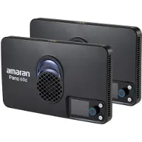 Amaran Pano 60c 2-Light Kit Charcoal