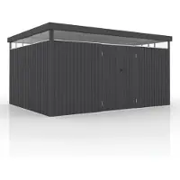 Juskys Metalen Gereedschapsschuur / Opbergschuur / Tuinschuur / Berging Luzerne - Antraciet - 12 m²