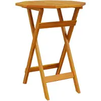 vidaXL Tuintafel inklapbaar Ø60x75 cm massief acaciahout