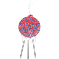 Nobrand Kleur je eigen Houten Kerstbal met Klankstaafjes