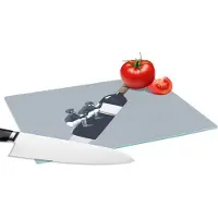 KitchenYeah Glazen Snijplank - 28x20 - Fles - Mannen - Vintage - Snijplanken Glas