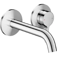 Axor One - Inbouw wastafelkraan, met afvoerplug, 2-gats installatie, EcoSmart, chroom 48170000