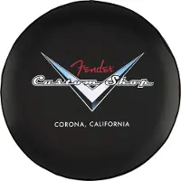 Fender Chevron Logo Barstool Black-Chrome 30"