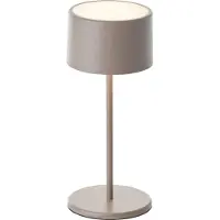 Brilliant Led Tafellamp, Oplaadbare Batterij, 210 Lm, Touchdimmer, 3000K, 21 Cm, Metaal, Taupe