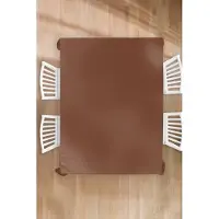 KitchenYeah Tafelkleed - Tafellaken - 180x240 cm - Bruin - Donker - Kleuren - Binnen en Buiten