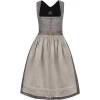 Stockerpoint Dirndl 'Tilda' greige / grijs gemêleerd