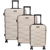 Beagles Travel Koffer 20-24-28 Inch - Kofferset - Koffers - Travel - Reizen - Set - Champagne
