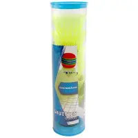 Nobrand Gametime Nylon Shuttle Geel met Foam Kop 6st.