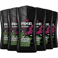 Axe 3-in-1 Douchegel - Wild Bergamot & Pink Pepper - 6 x 250 ml - Voordeelverpakking