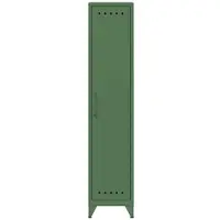 Bisley Fern Garderobekast Metaal Niet afsluitbaar 380 x 510 x 1.800 mm Olijfgroen