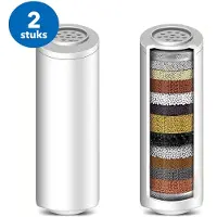 Ecoworks Filter voor Douchekop - 2 Stuks - 15 filterlagen - Antikalk Bescherming