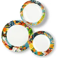 Excelsa Italiaans Design 18 delige serviesset kimono - Dinerbord Ontbijtbord Kom
