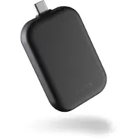 ZENS Single oplader voor Apple AirPods, QI, USB-C, aluminium, zwart
