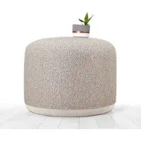 Hannah Home , Cedre - FLF1162, Beige, Klassieke zitzakken, 100% linnen