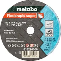 Metabo Doorslijpschijf Ø 180x1,6x22,2 Inox Flexiamant super "Hydroresist" - 25 stuks - 616226000
