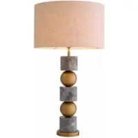 Eichholtz Tafellamp Levy Grey Marble Incl Shade