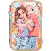 TOPModel Dessin et coloriage enfant Trousse 3 niveaux Girl Power