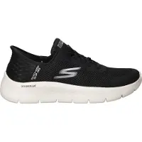 SKECHERS Slip-on 'Slip-Ins: GO WALK Flex - Grand Entry' zwart gemêleerd