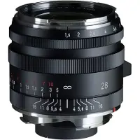 Voigtländer Nokton 28mm f/1.5 I Leica M-mount objectief Zwart