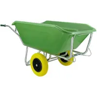 Altrad Fort Farm & stable 350/2 flex pro wiel - Kruiwagen - Groen - 350kg