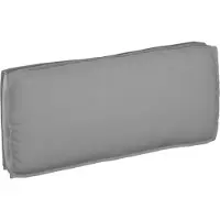 vidaXL Kussen Grijs 120 x 50 x 12 cm Oxford Stof