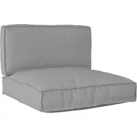 vidaXL Pallet Kussen Set Oxford Stof Grijs 80 x 80 x 52 cm