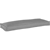 vidaXL Kussen Grijs 110 x 40 x 8 cm Oxford Stof