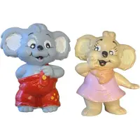 Schleich Koala speelfiguurtjes/Taarttoppers 2 stuks (+/-5cm), merk : .