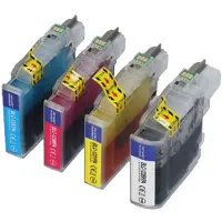 PrintAbout Inktcartridge LC-123VALBP 4-kleuren Multipack geschikt voor Brother
