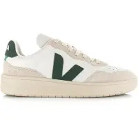 Veja Sneakers laag 'V-90' lichtgrijs / grasgroen / wit