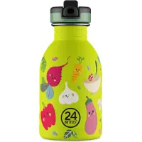 24Bottles - Urban Bottle - Veggie Friends - Lime - 250 ml
