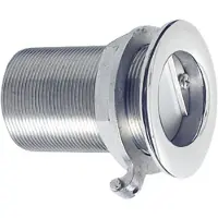 Osculati Dnoventiel 11/2" met terugslagklep, gemaakt van roestvrij staal AISI 316, 17.319.30