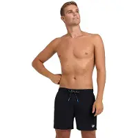Arena Men's Pro-file Beach Boxer Black-white Size: S | Swimming Trunks Outlet | Heren | Zwart