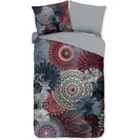 Hip Dekbedovertrek Flanel Makenna - grey 140x200/220cm