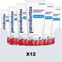 Parodontax 12x Tandpasta Strenghten & Protect Fresh Mint 75 ml