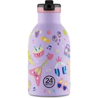 24Bottles Drinkfles 'Clima' blauw / groen / lila / pink