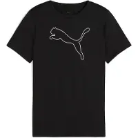 Puma TAD ESS Cat Logo Tee G Meisjes Sportshirt - Black