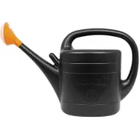 Green>it gieter met broeskop 10 l. Zwart