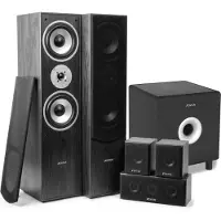 Fenton Surround set home cinema 5.0 - 1150 Watt met 200 Watt actieve 8'' subwoofer - Zwart