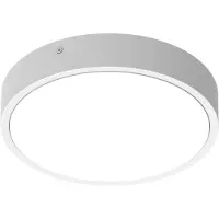 Osram LED Bulkhead lamp met sensor 17.5W | Rond | Beweging & schemer | 3000-4000K | 2280 lumen | IP65 | Wit