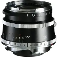 Voigtländer Ultron 28mm F/2 ASPH Type I Leica M Mount zwart