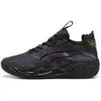 Puma MB.04 Lo Team uniseks basketbalschoenen, Zwart, Maat 47