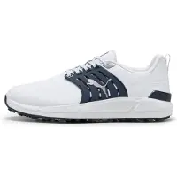 Puma Ignite Elevate 2 Tour golfschoenen voor Heren, Blauw/Wit/Zilver, Maat 42,5