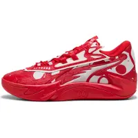 Puma Scoot Zeros II uniseks basketbalschoenen, Rood/Wit, Maat 47
